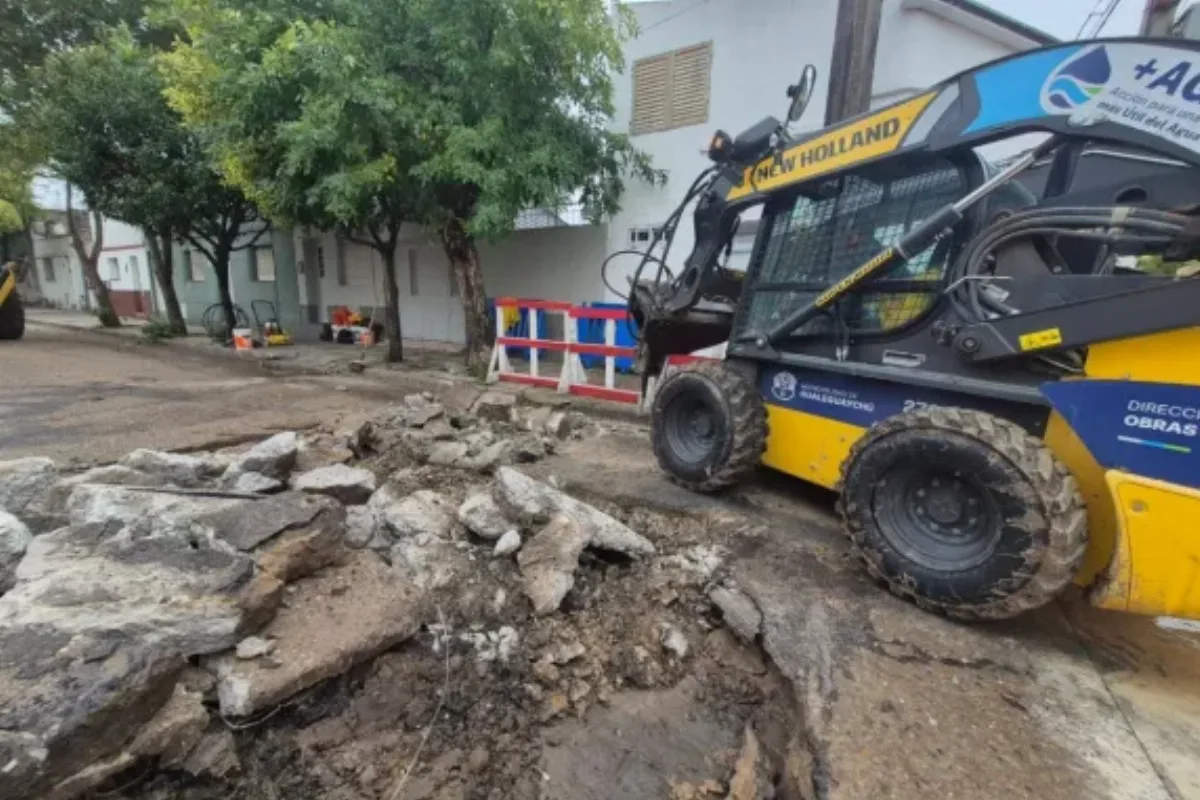 Lunes de cortes en Gualeguaychú por trabajos de bacheo
